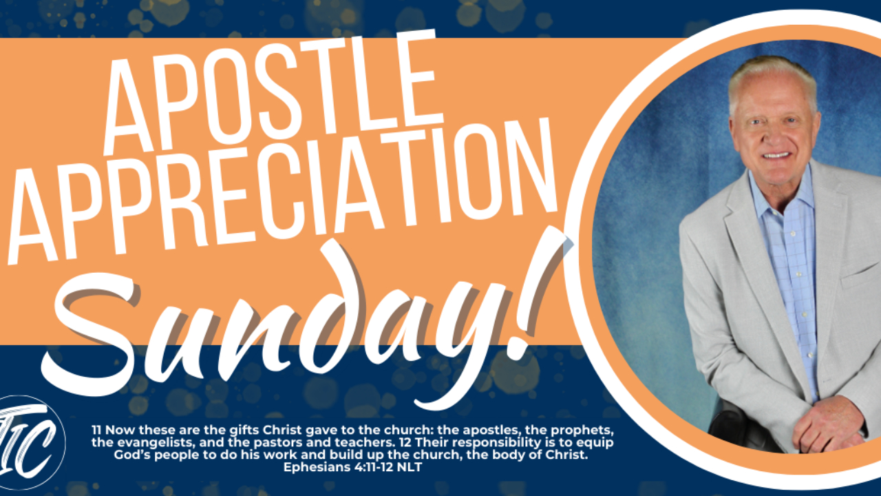 ''Apostle Appreciation Sunday 2024” on 20-Oct-24